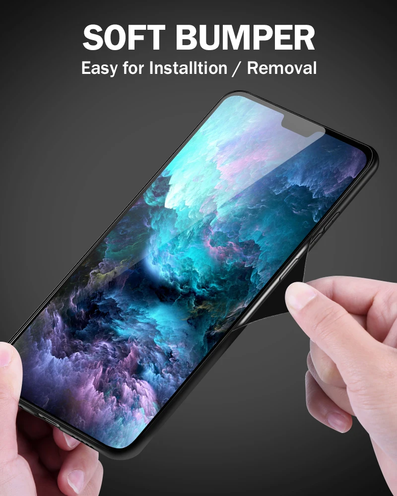 Роскошный чехол для Huawei Honor 6X 7A 7C 7X 8A 8X9 облегченное закаленное стекло Чехлы Y6 Y9 Y7 премьер-профессионал Magic2 Мягкая силиконовая задняя крышка-Чехол