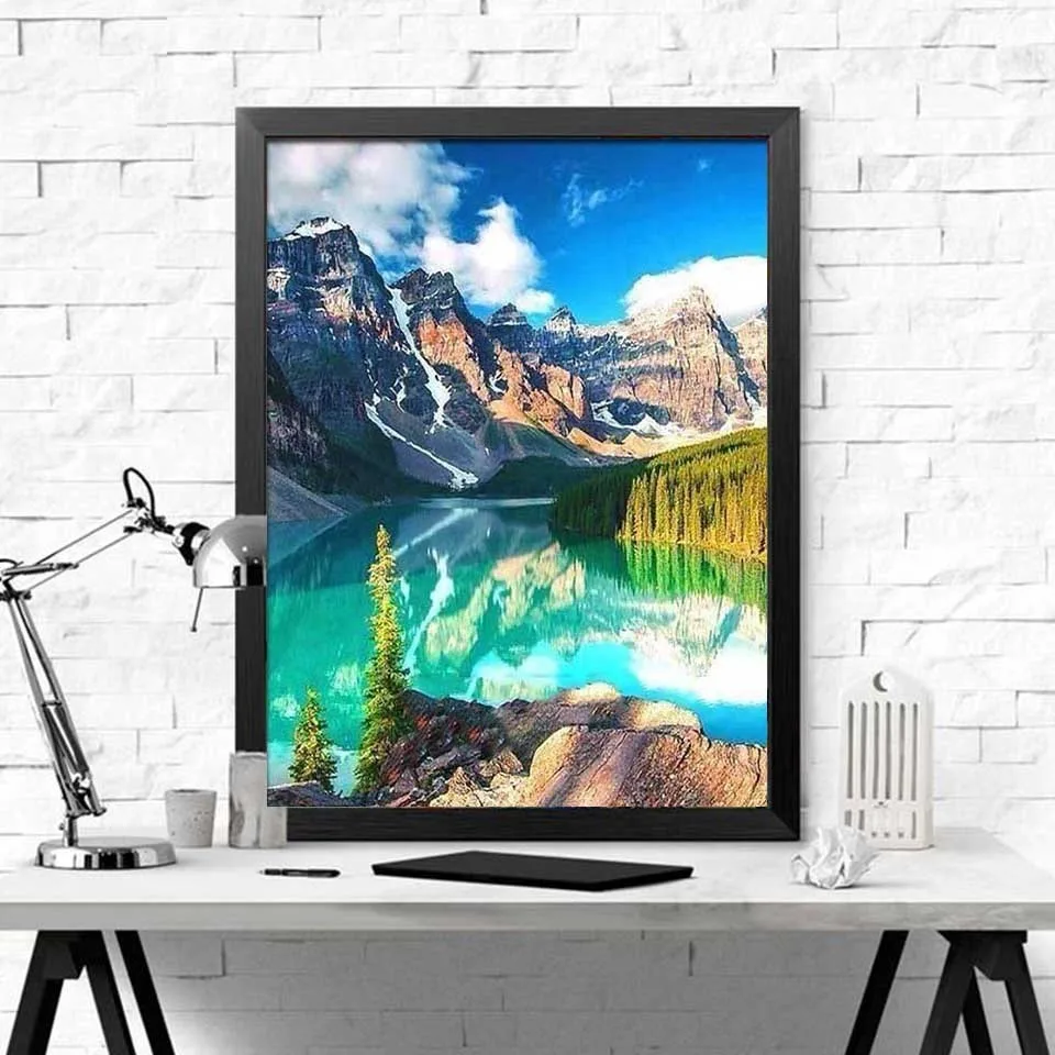 Evershine DIY Алмазная вышивка пейзаж Картина Стразы 5D алмазная живопись полная