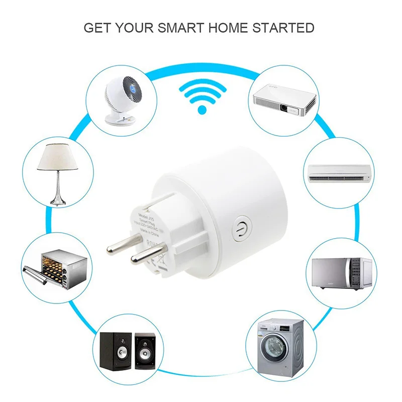 FROGBRO Smart Plug 10A домашней автоматизации Wifi розетка 110 240V Функция времени