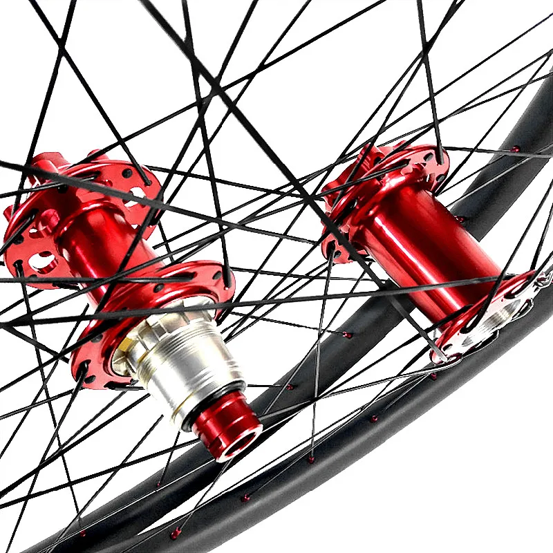 650B SUPER LIGHT 30mm X 25mm front 83mm rear 135mm 142mm 24H 28H 32H UD 3K 12K left wheels 27.5er MTB XC lefty 2 carbon wheelset | Спорт и