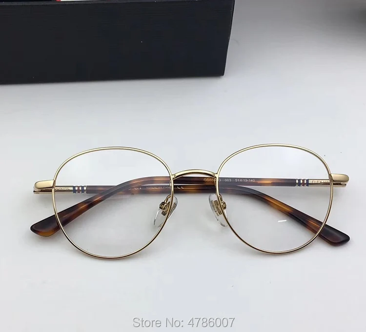Luxury Brand Designer Optical Eyeglass Frames Retro Round Women Prescription Men Eyewear with original box | Аксессуары для одежды