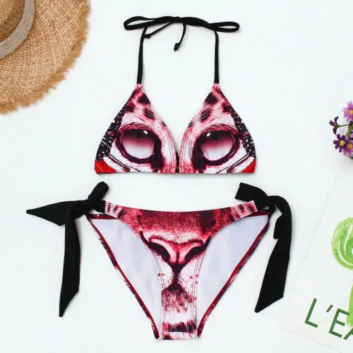 

Hot Sale Fashion Sexy Women Animal Push Up Ladies Bikini Bandage Swimwear Bathing One Piece Monokini Hot Wholesale