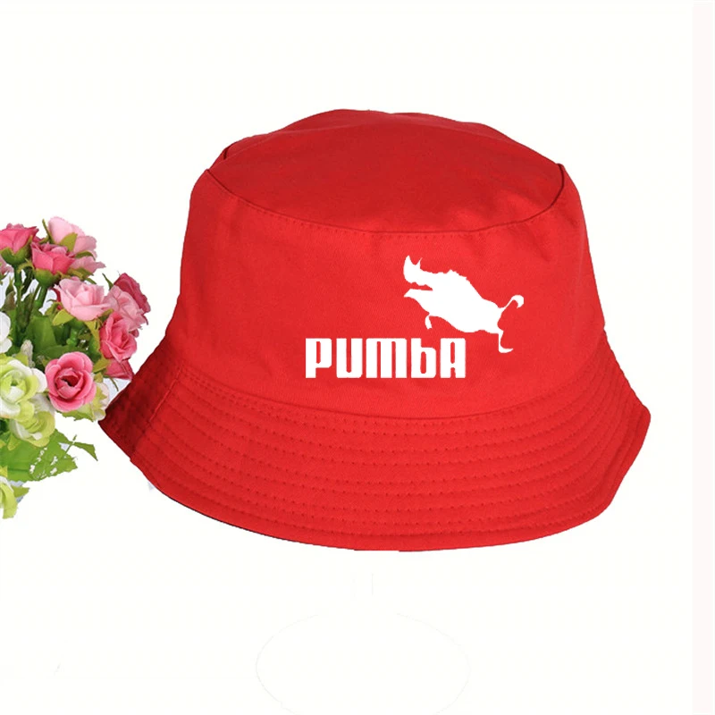 2019 new Pumba logo Print Panama Bucket Hat High Quality Cap Summer Sport Sun Visor Fishing Fisherman | Аксессуары для одежды