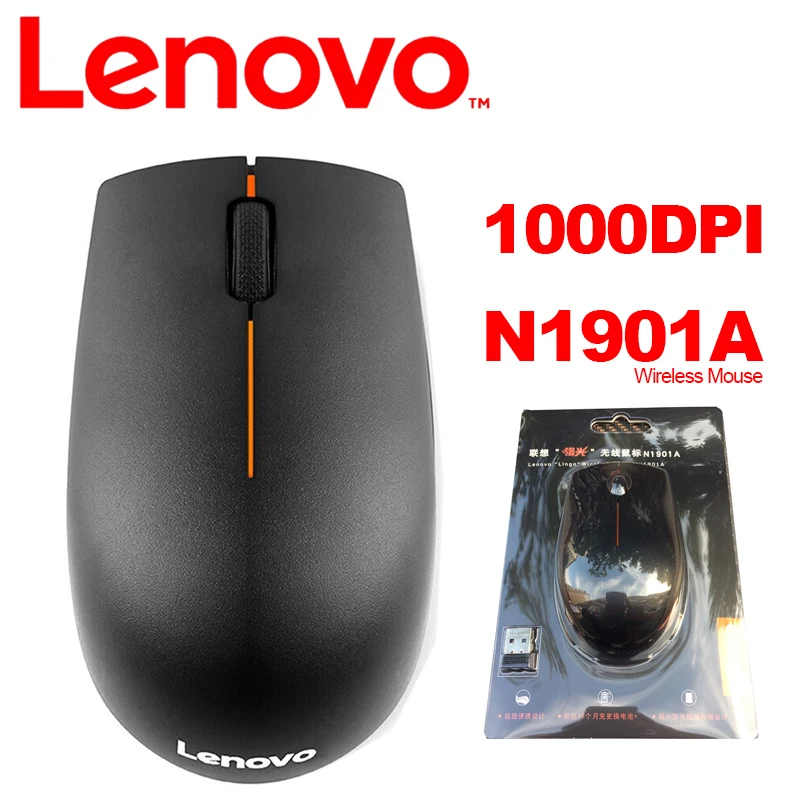 LENOVO Беспроводная мышь N1901A L300 для Mac ПК ноутбука поддержка официального теста 1000