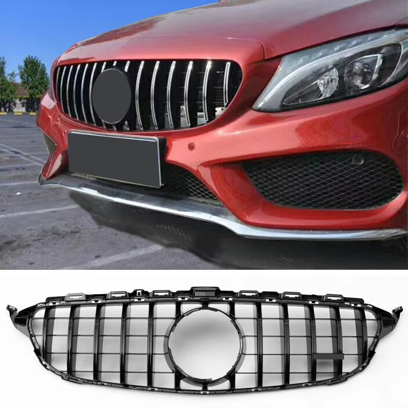 Вертикальная решетка ABS для BENZ W205 C180L C200L C300L | Автомобили и мотоциклы