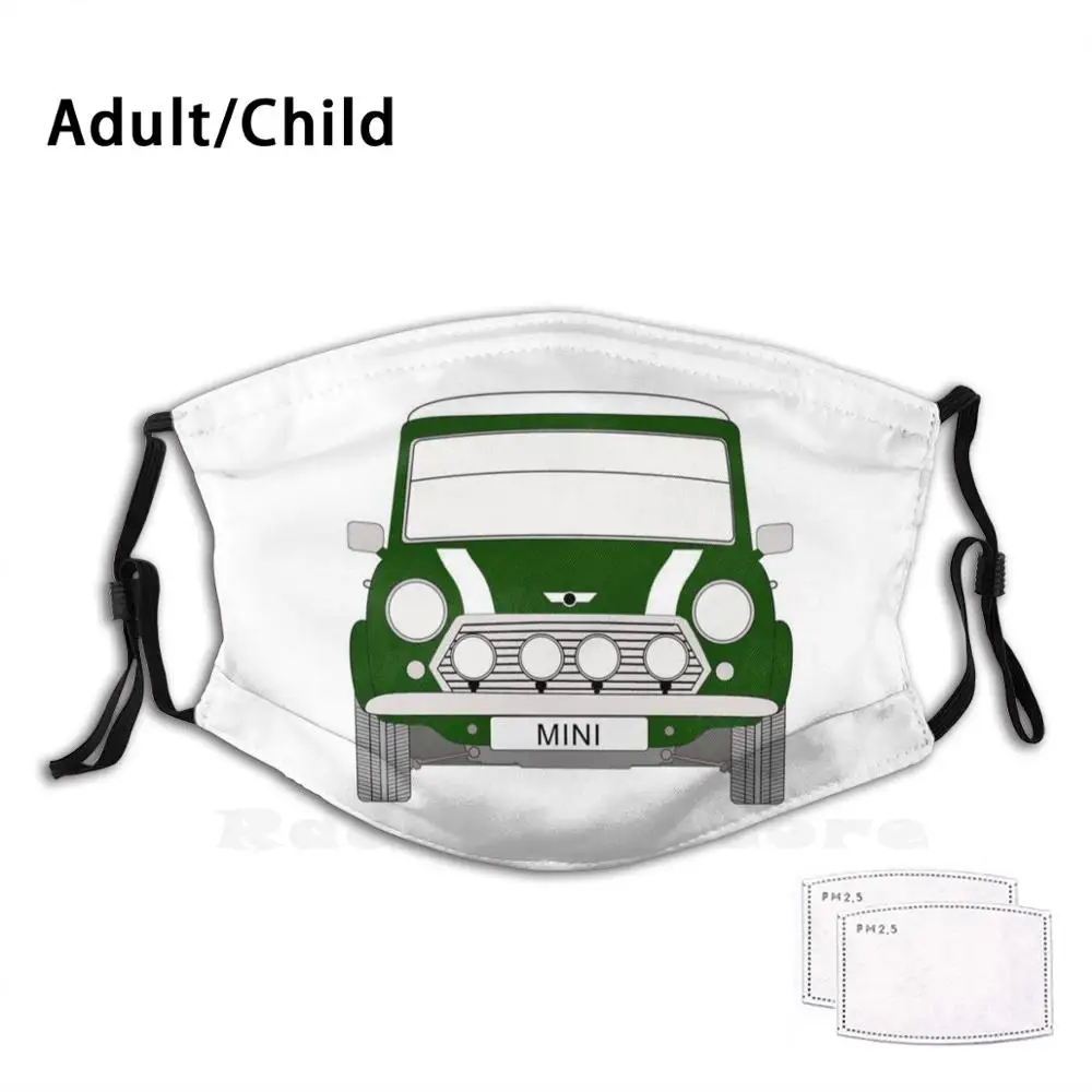 

Mini Cooper (Email To Change Colour) Print Washable Filter Anti Dust Mouth Mask Mini Mini Cooper Car Paigeioart Personalise