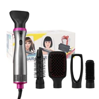 5 in 1 hair comb electric hair dryer brush blow dryer curling wand detachable brush kit negative ion hair curler curling iron