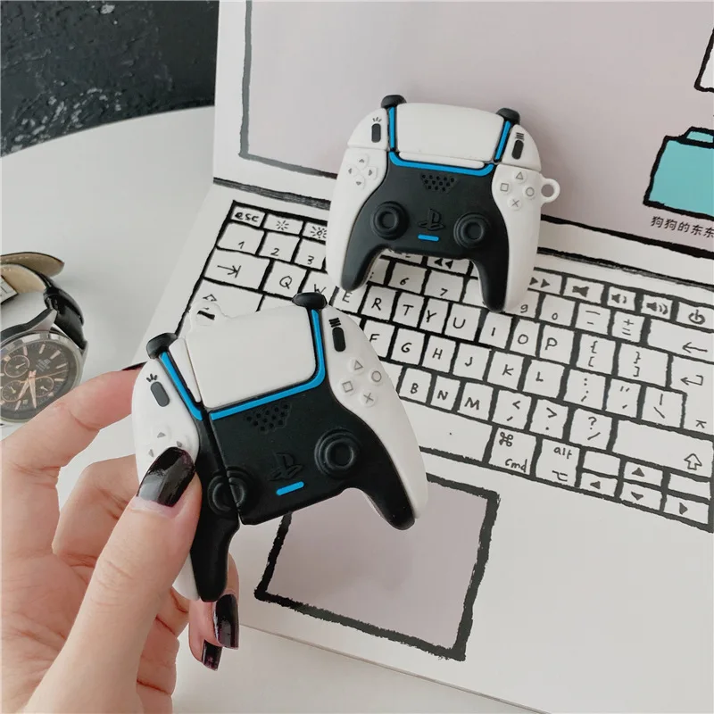 

For Airpods 1 2 Case Game machine handle controller Case For Airpods pro Case Soft Silicone Earphone Headphone Cover Funda Capa