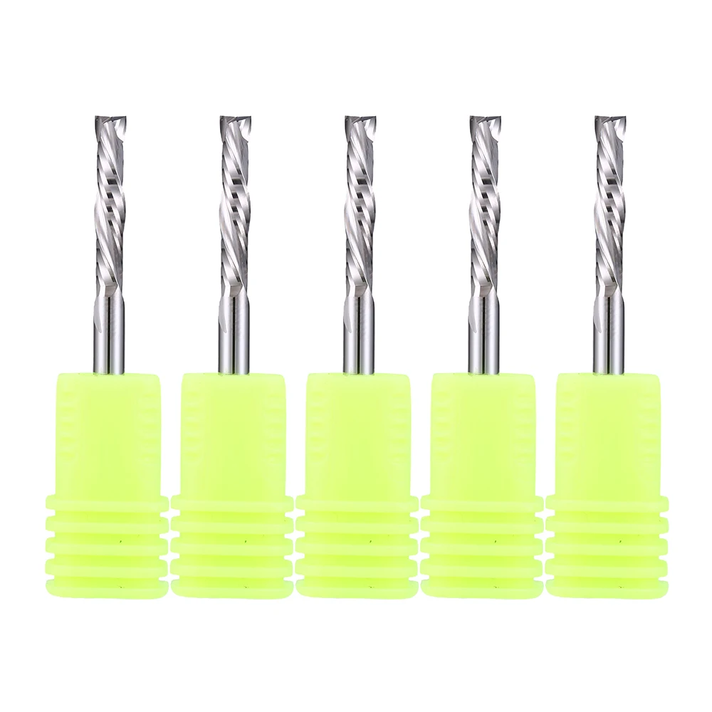 売る CNC工作機械用の2つのフルートを切るための80個の3.175x17x38lのフライス加工と上下の切断