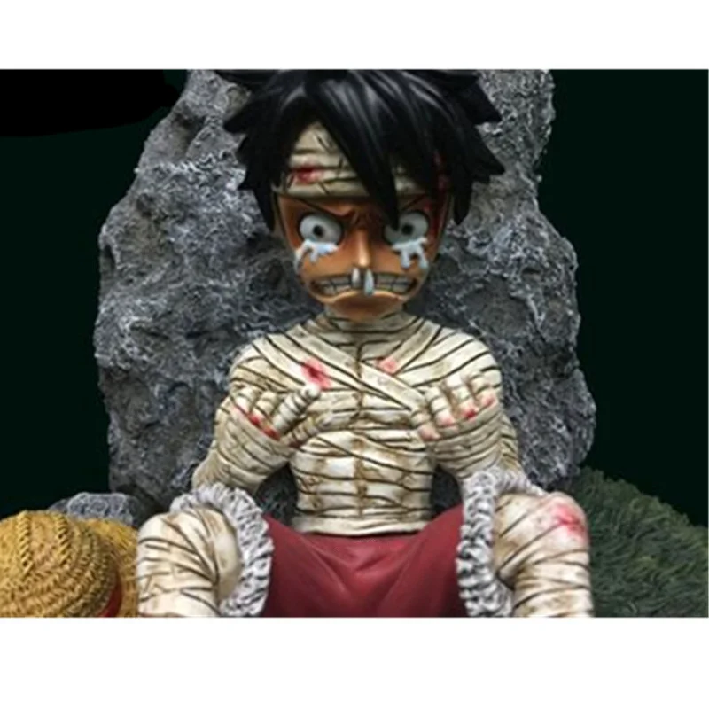 8 &quotONE PIECE повязка на грудь Monkey D. Статуя Луффи соломенная шляпа Пираты Полный