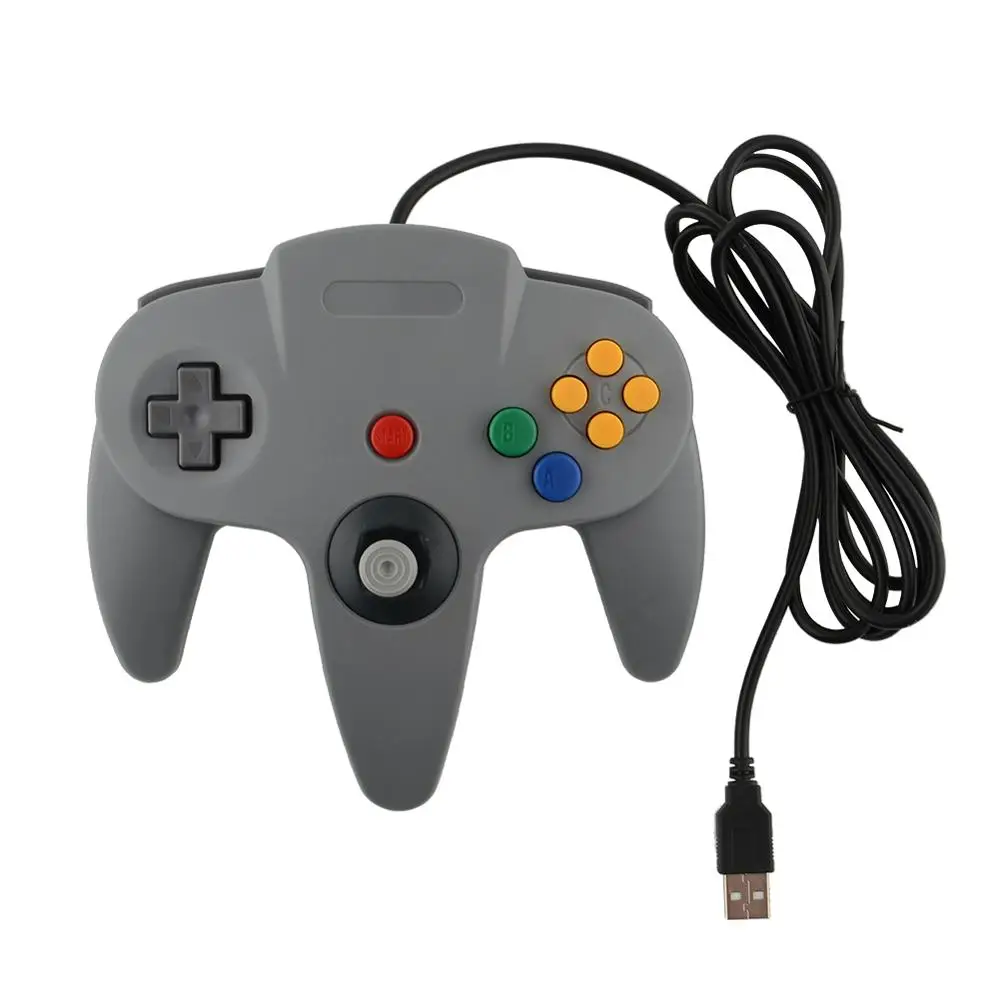 LBKAFA Проводной USB игровой контроллер джойстик геймпад для Nintendo Game cube N64 64 PC Mac |