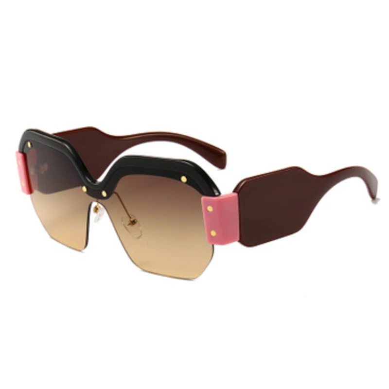Квадратные Солнцезащитные очки с большой оправой для женщин 2020 роскошные