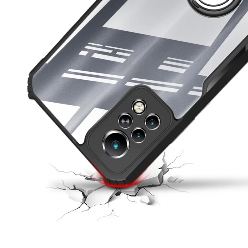 for infinix note 11 case cover for infinix note 11 s 11 pro 10 hot 11 hot 11s magnetic car holder phone case transparent bumper free global shipping