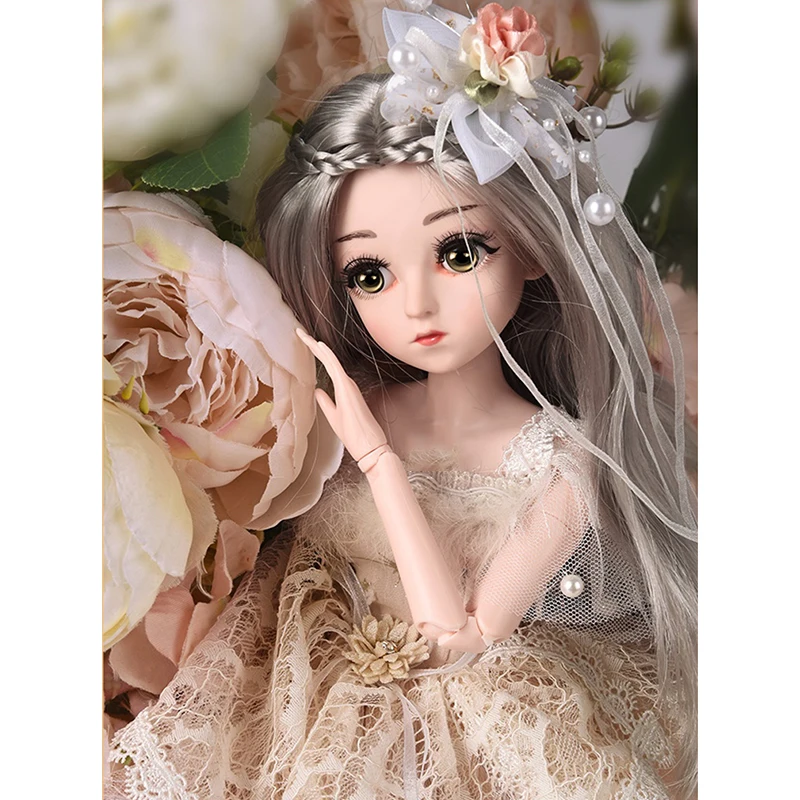 BJD куклы 26 подвижные Соединенные тело 3D глаза свадебное платье одежда девушка кукла с обувью Аксессуары куклы игрушки для девочек подарок