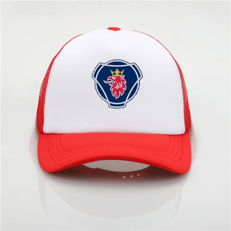 Scania печать шапка с сеткой грузовик головной убор для водителя бейсболка Мужская и wo мужская летняя Трендовая шапка новая молодежная Джокер Солнцезащитная шляпа пляжный козырек шляпа - Цвет: Армейский зеленый