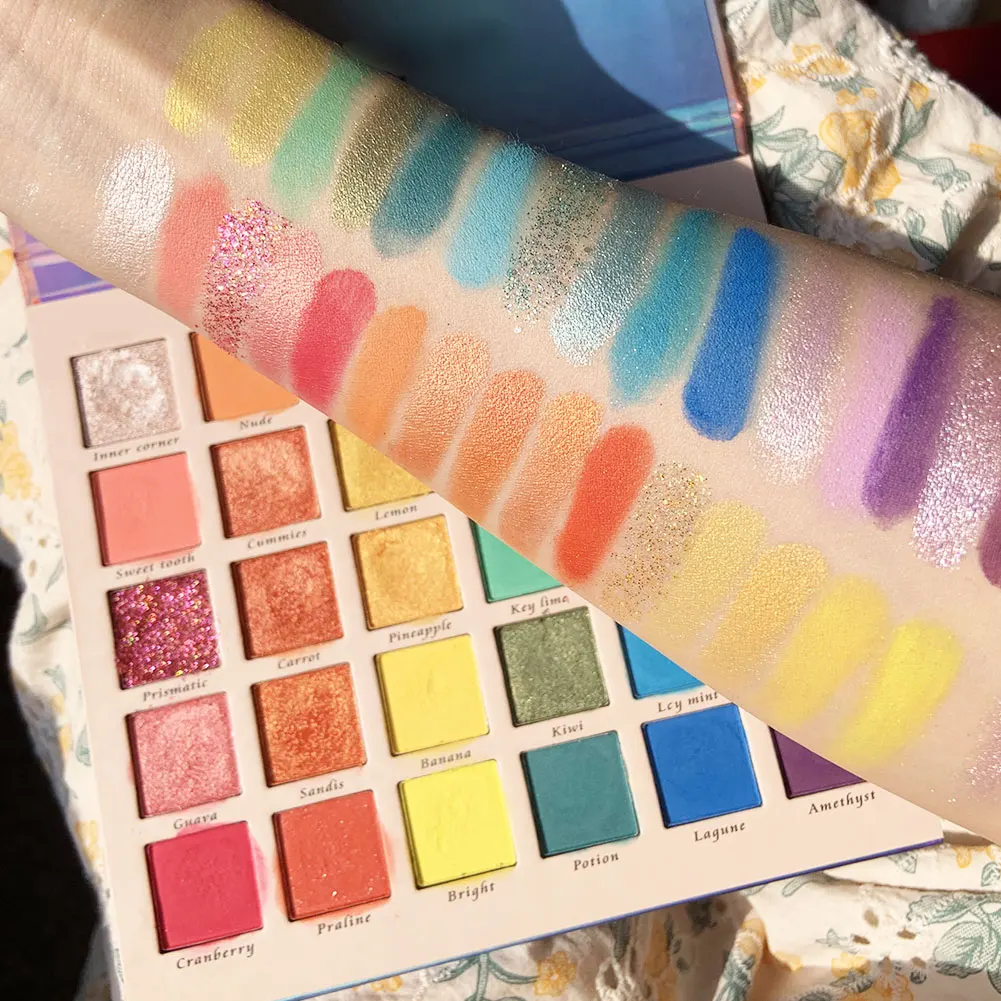 

Sweet Eyeshadow Palettes Glitter Shiny Matte 30 Colors Shades Colour Concealer Contour Makeup Tool Blendable Makeup Palette