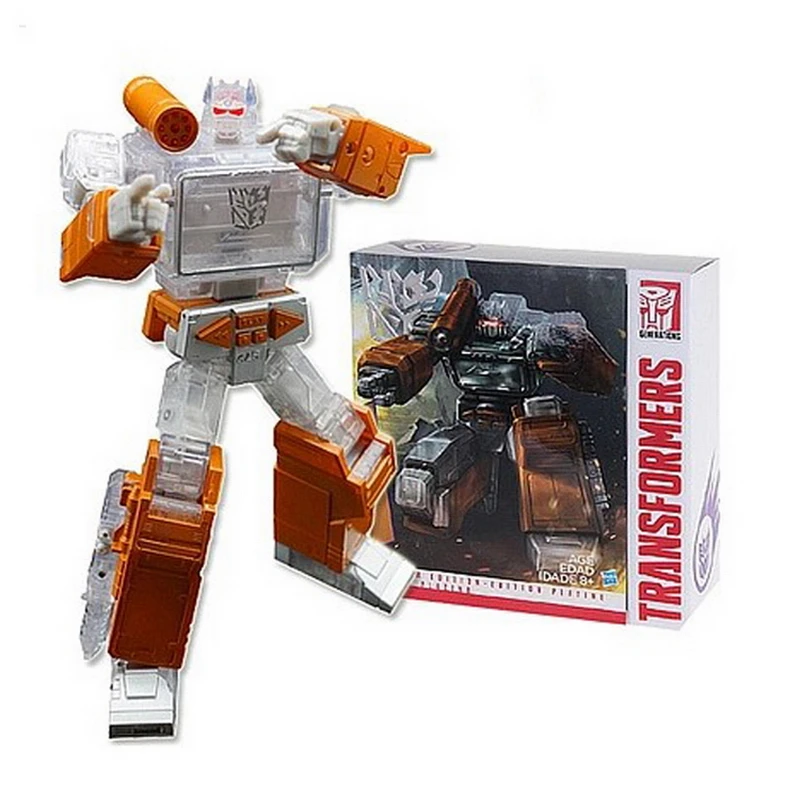 

Трансформеры Hasbro, оригинальные, Платиновое издание, ограниченное количество, прозрачные MP13 Soundwave, детские игрушки