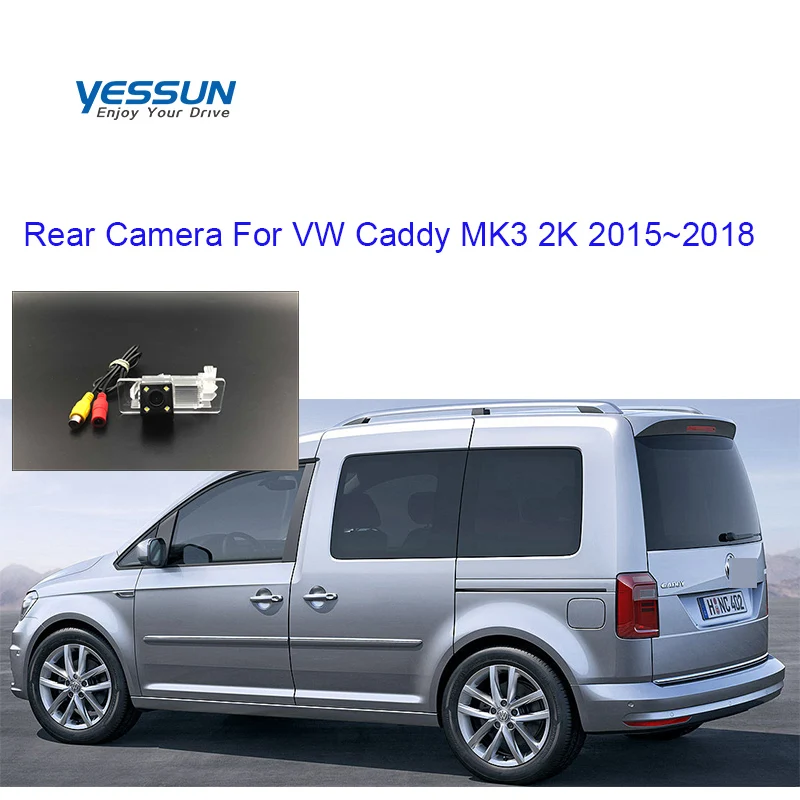 Автомобильная камера заднего вида Yessun для Volkswagen Vento VW Polo Sedan Notch Caddy MK3 2K 2015 ~