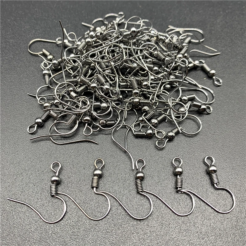 

100pcs 20x17mm Earring Findings Earrings Clasps Hooks Fittings DIY Jewelry Making Alloy Hook Drop earrings Accessories
