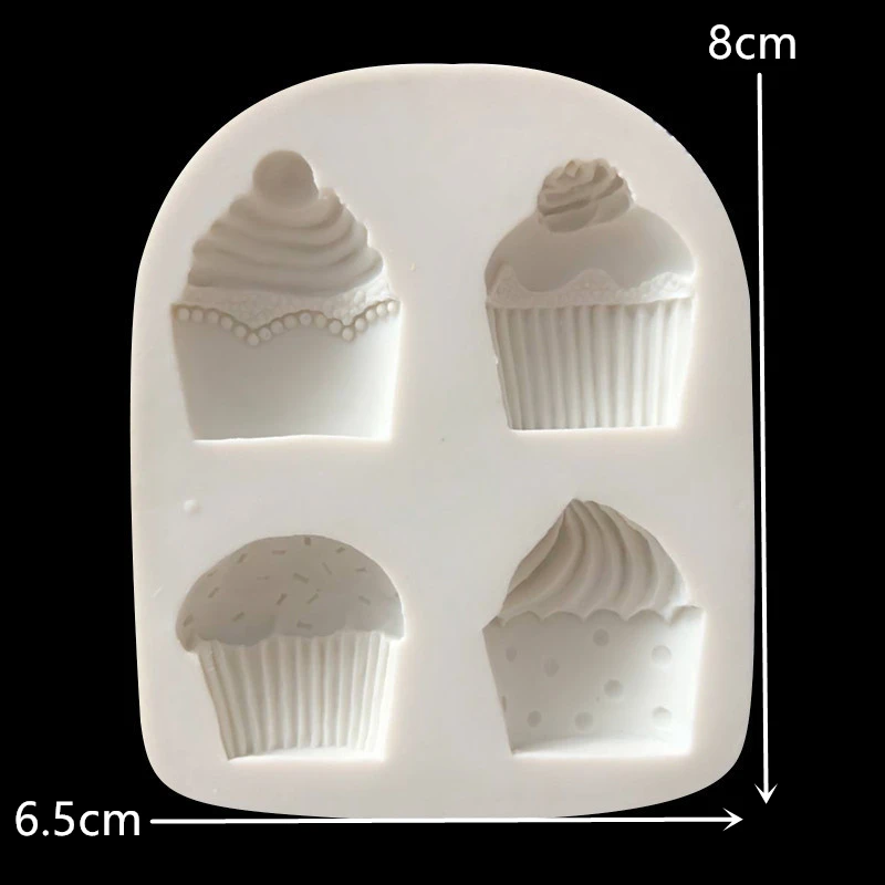3D форма для капкейков Aomily силиконовая шоколада мороженого конфет сделай сам
