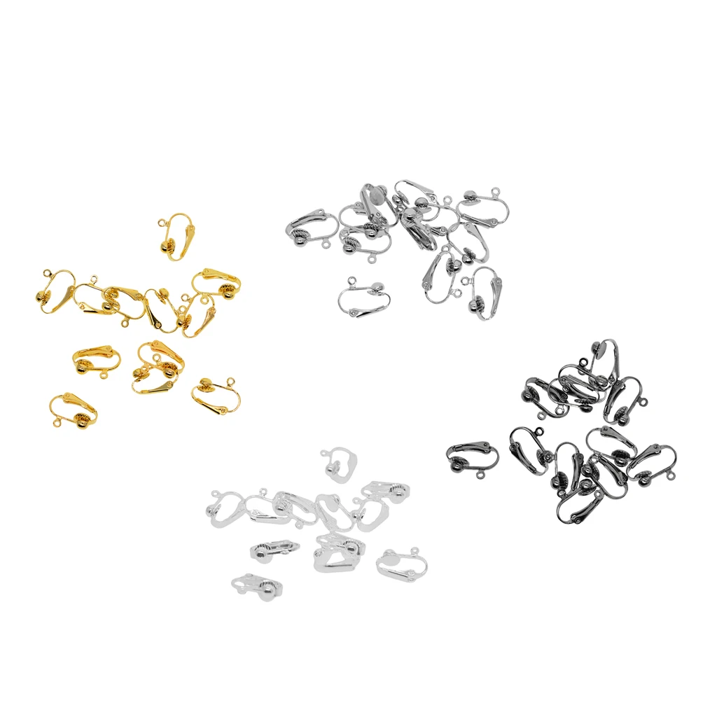 12x клипсы для сережек сережек|Ювелирная фурнитура и компоненты| |