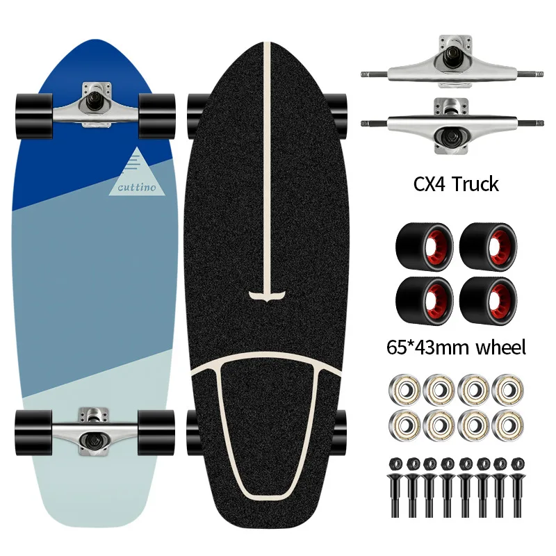 

31 дюйм, Cx4, доска для серфинга, скейтборд, наружные алюминиевые грузовики, резьба по катанию на лыжах и серфинге, искусственная задняя часть, ...