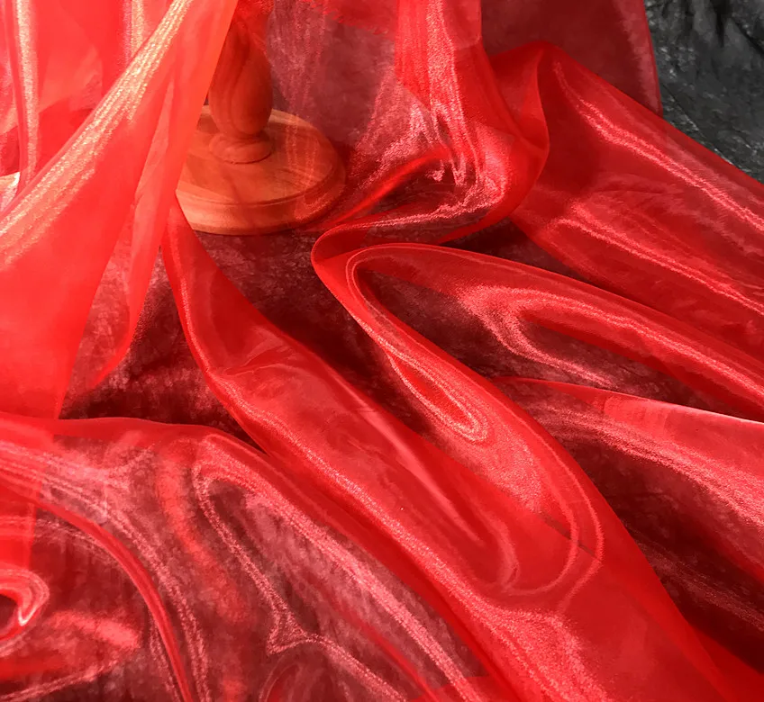 Один метр цена вспыхивает зашифрованные тверже органзы облако пряжи ткань