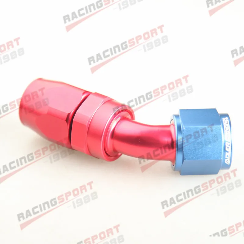 -10 AN AN10 -10AN 45 DEGREE SWIVEL HOSE END FITTING ADAPTOR Aluminum | Автомобили и мотоциклы