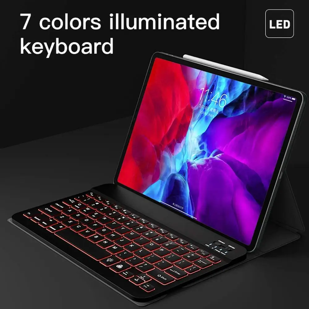 Чехол для клавиатуры с Волшебной подсветкой iPad Pro 11 2020 чехол Ультратонкий