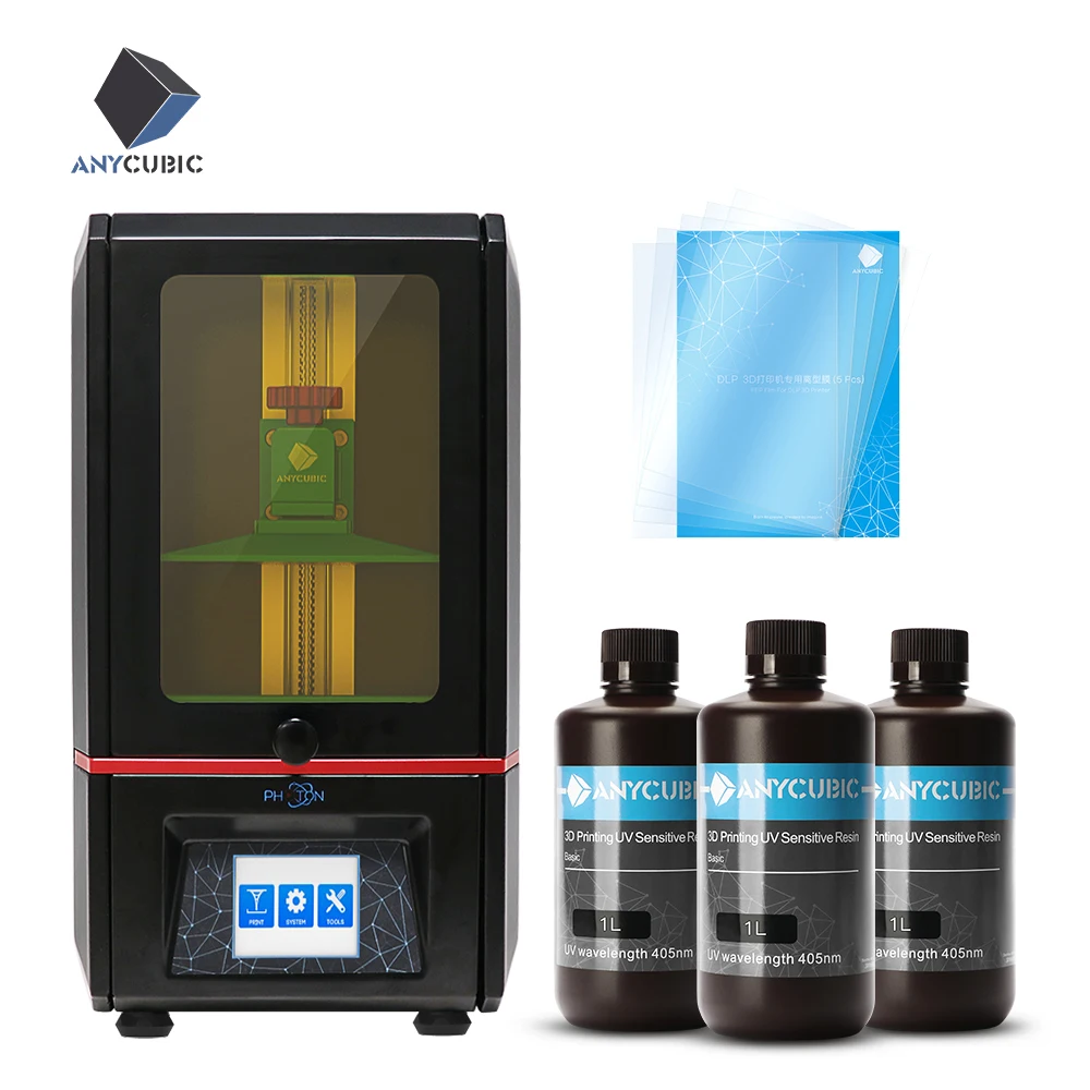 ANYCUBIC Photon 3d принтер размера плюс светодиодный сенсорный экран SLA Ultimate Slice настольный УФ-полимерный импримант 3D Drucker SLA 3d принтер