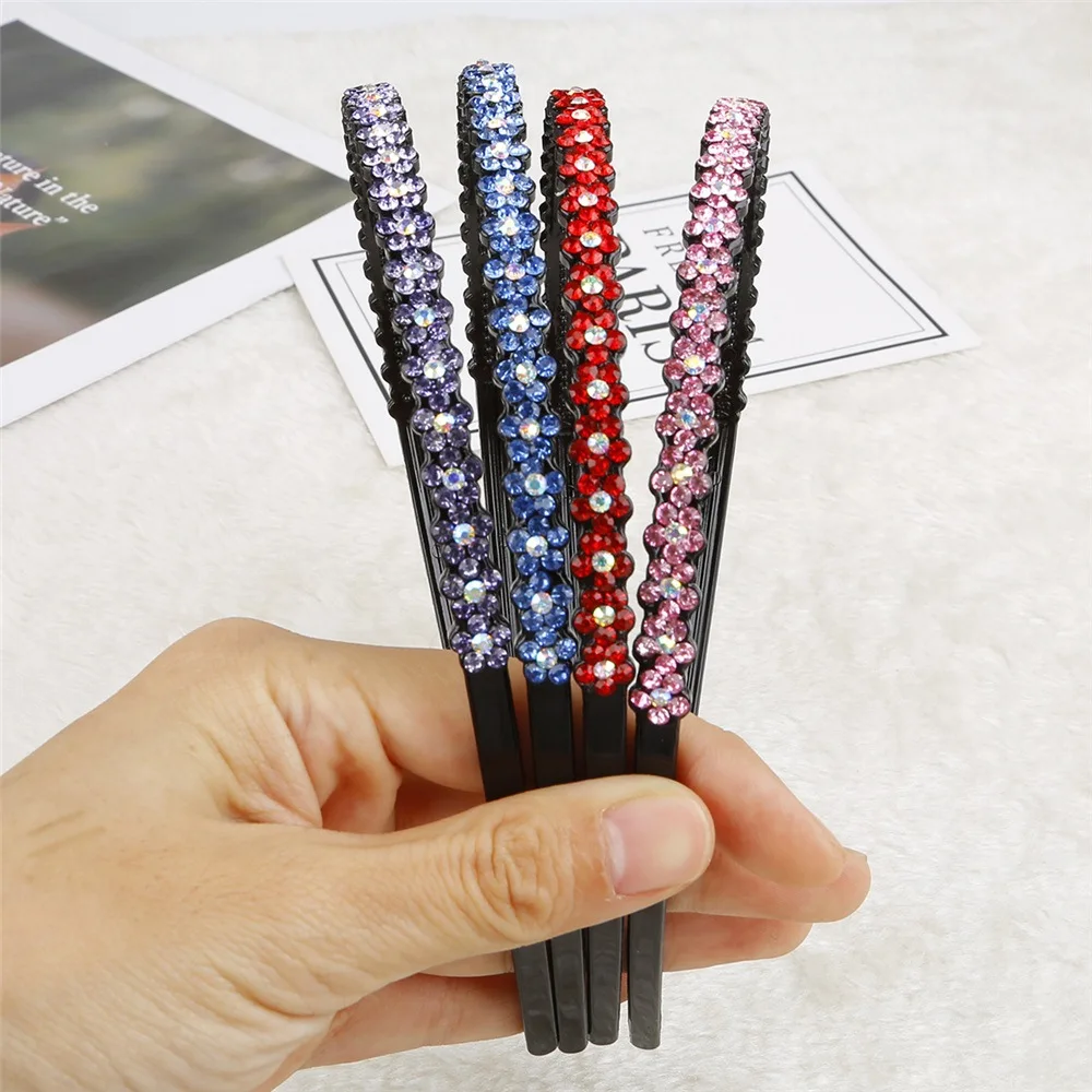 Противоскользящая повязка для волос в Корейском стиле с цветком сливы