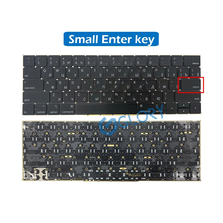 Новая сменная Клавиатура для ноутбука Русская раскладка для Macbook Pro retina 1" 15" A1989 A1990 русская клавиатура