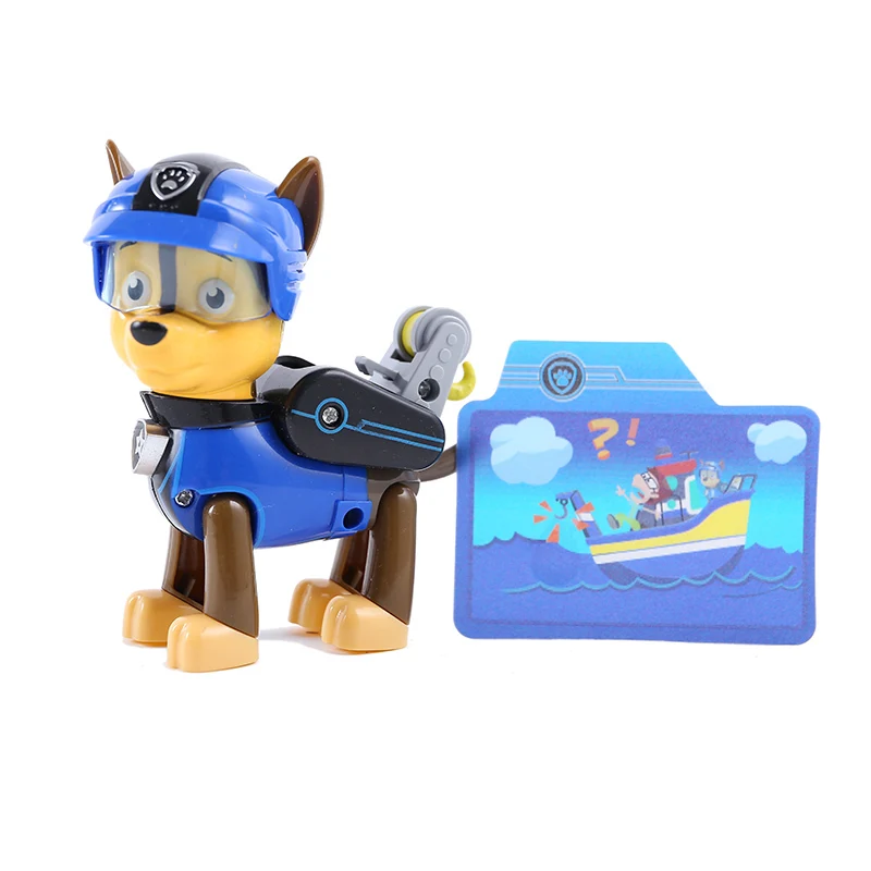 6 Paw Patrol Игрушка Щенок Эверест трекер погоня Marshall собака патруль игрушка милый мультфильм фигурка игрушка детский подарок на день рождения - Цвет: 6