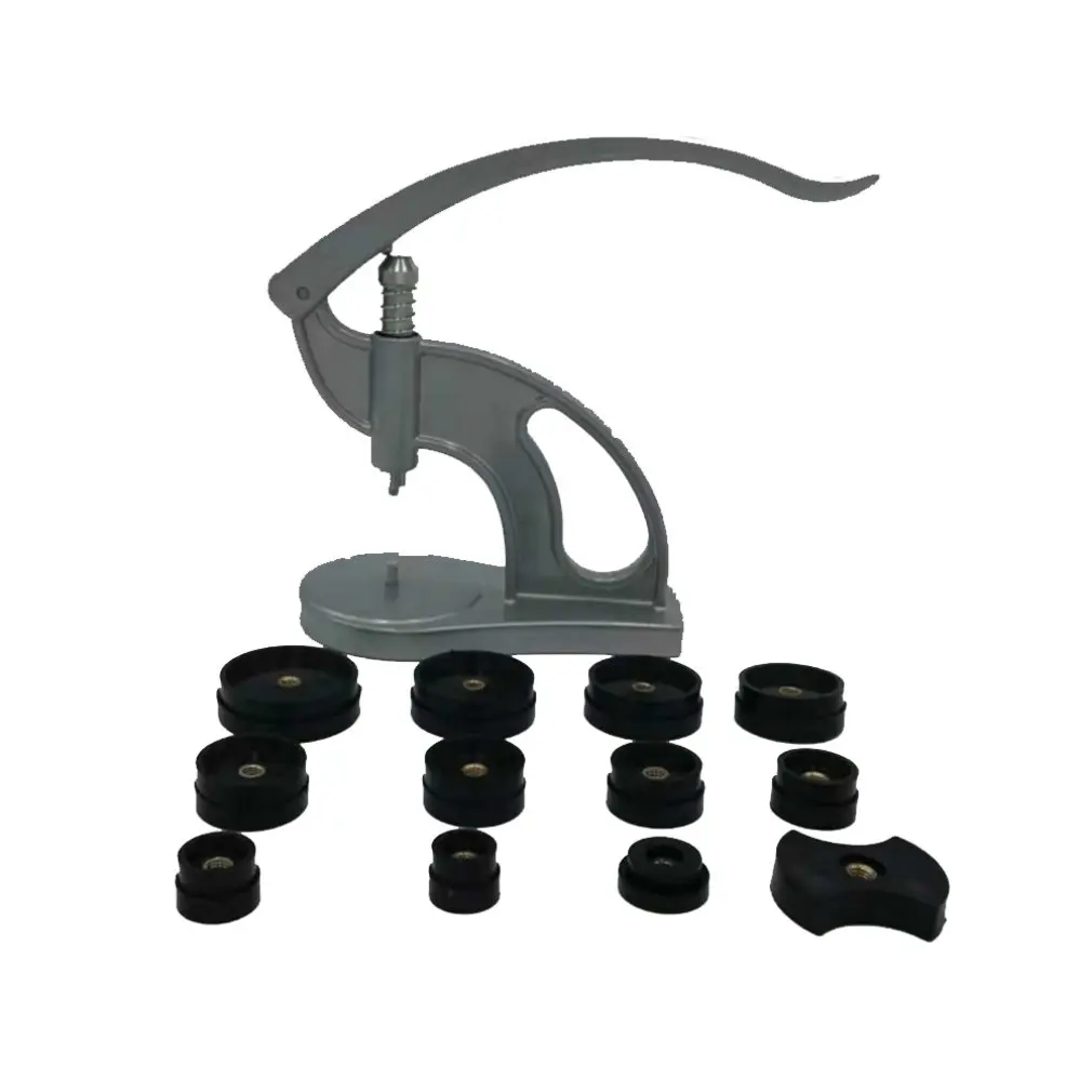 Часовщик часы Задняя крышка пресс инструмент 11 штампов батарея замена ручной