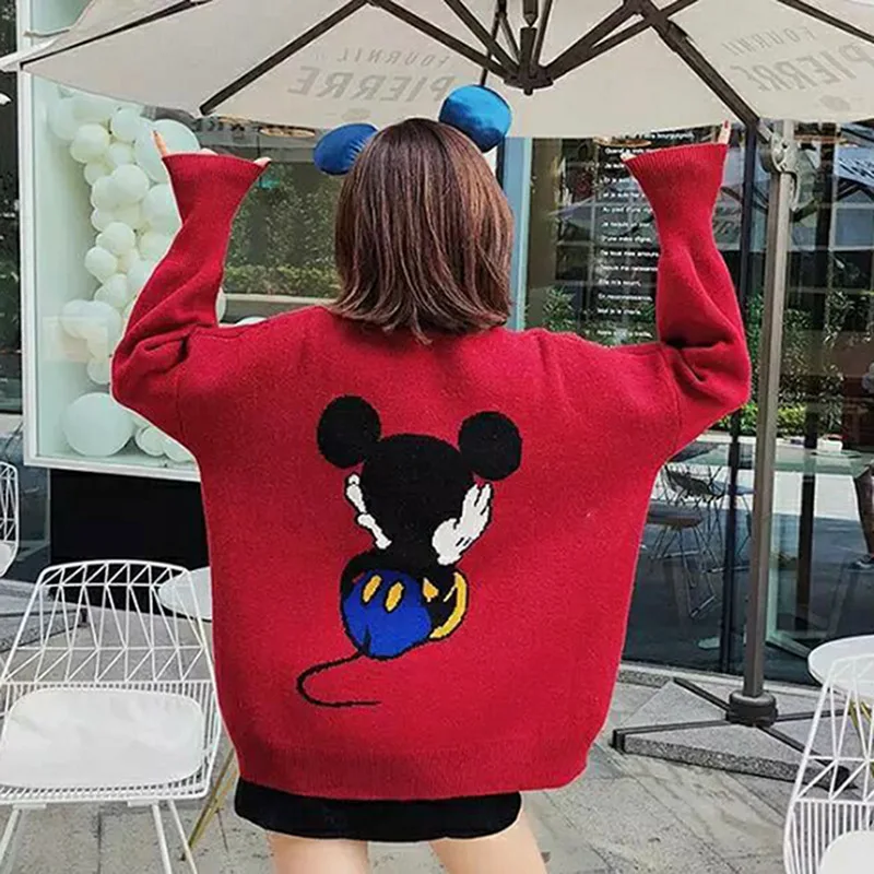 Кроп-Топ женский с круглым вырезом укороченный топ мультяшным Микки-Маусом