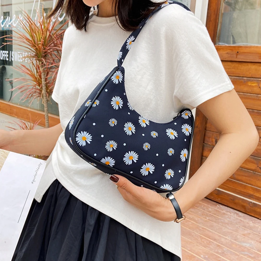 Модные клатчи с цветочным принтом на одно плечо маленький кошелек сумка-тоут