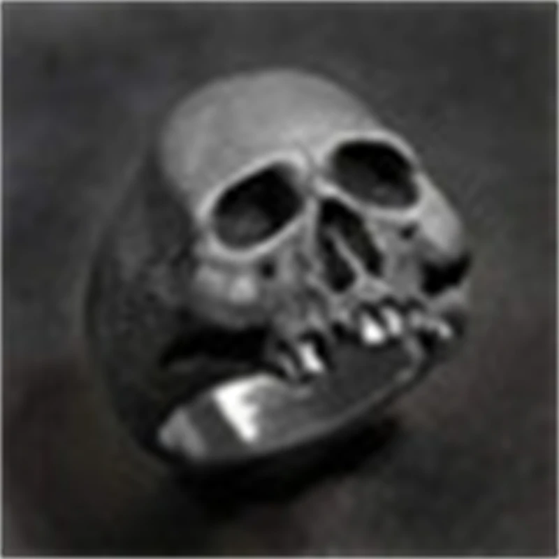

Europe and the United States new unique punk skull men's ring Fashion personality retro hip hop men's ring Jewelry wholesale