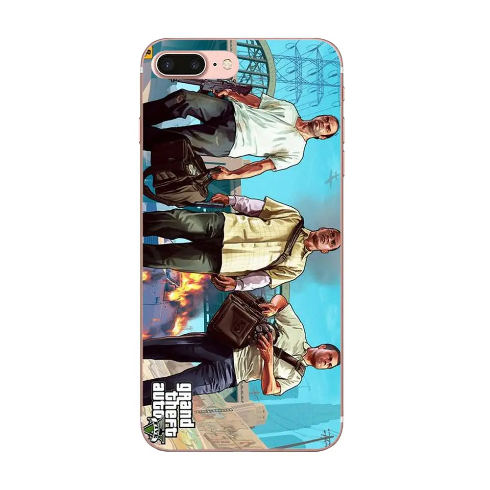 Gta Grand Theft Auto 5 V San Andreas Skin Hybrid For LG G7 ThinQ G5 G6 K50 Q60 K40 K8 Q7 2018 2017 V40 V30 V20 V10 | Мобильные