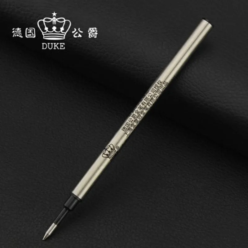 

10 PCS Duke Rollerball Pen Black Ink Refills 0.7mm, Push Type , 110 mm