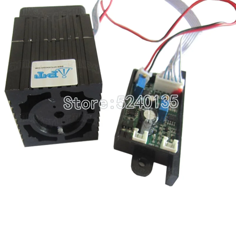 Качественный сверхстабильный Фокусируемый Зеленый лазерный модуль 300 мВт 532нм