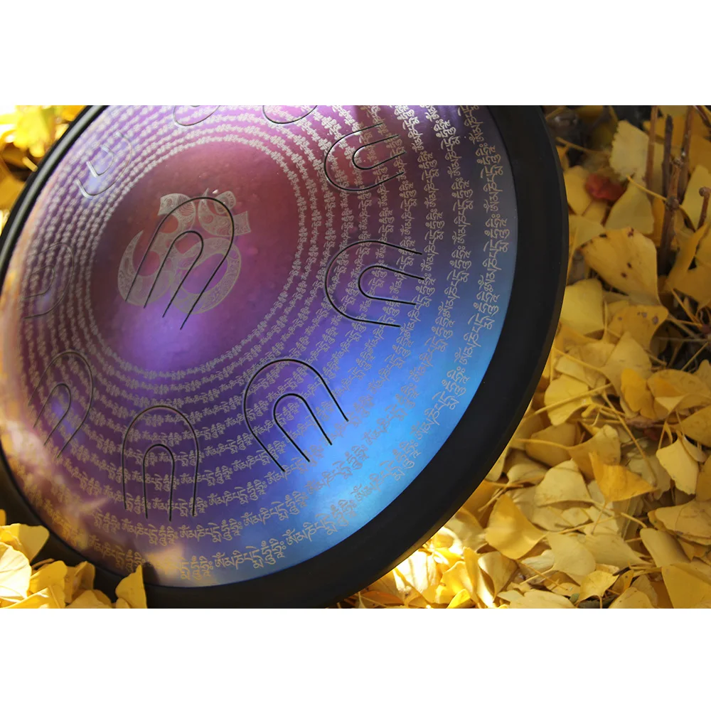 18 дюймовый барабан UU ручной D минор легированная сталь с язычком 11 двухцветных