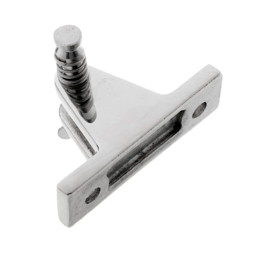 

Stainless Steel Angled Deck Hinge With Removable Pin Boat/Bimini Top Fitting