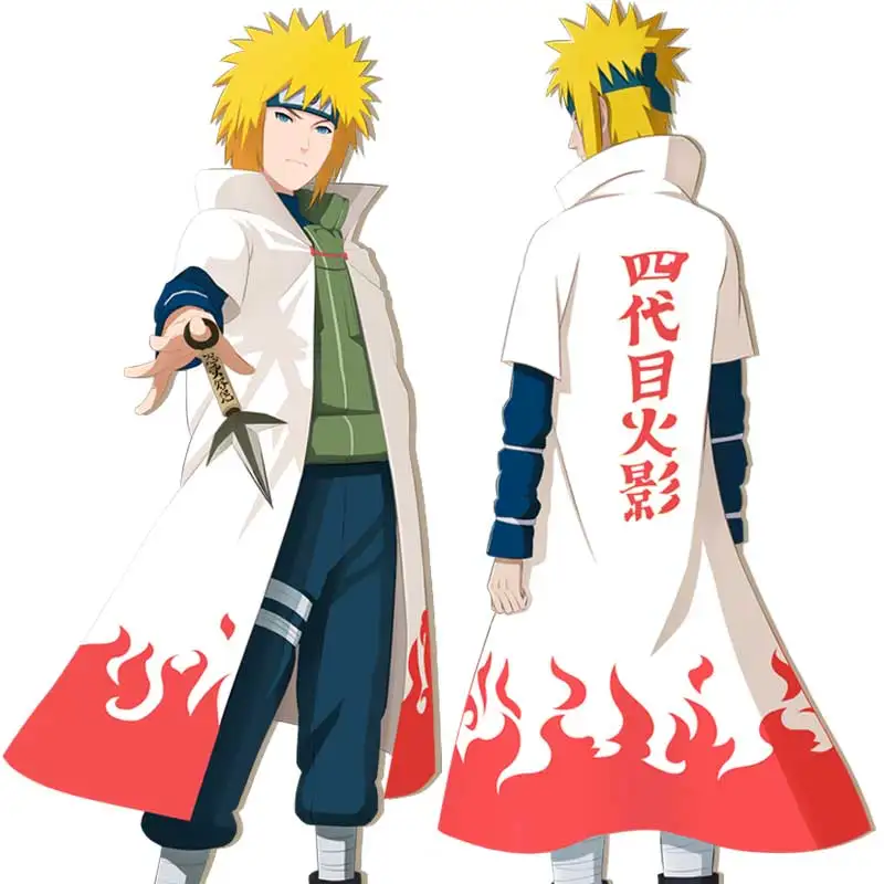 2021 Ураганные Хроники Косплей Плащ 4th и 6th плащ Хокаге белая крышка пыльник унисекс