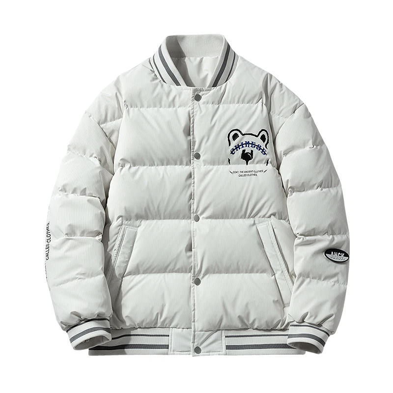 2021 Winter Warm Thick Loose Parkas Men New Hip Hop Streetwear Single Breasted Windproof Jacket Man 4XL