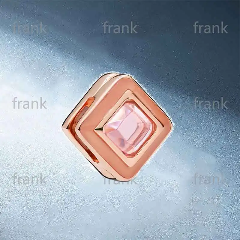 

787888NPO-Rose-Reflexions-Sparkling-Pink-Square-Clip-Charm