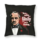 Модный чехол для подушки с изображением крестного отца декоративный чехол для подушки на заказ квадратный чехол для подушки в гангстерском стиле 40x40 наволочка для постельного белья для дивана