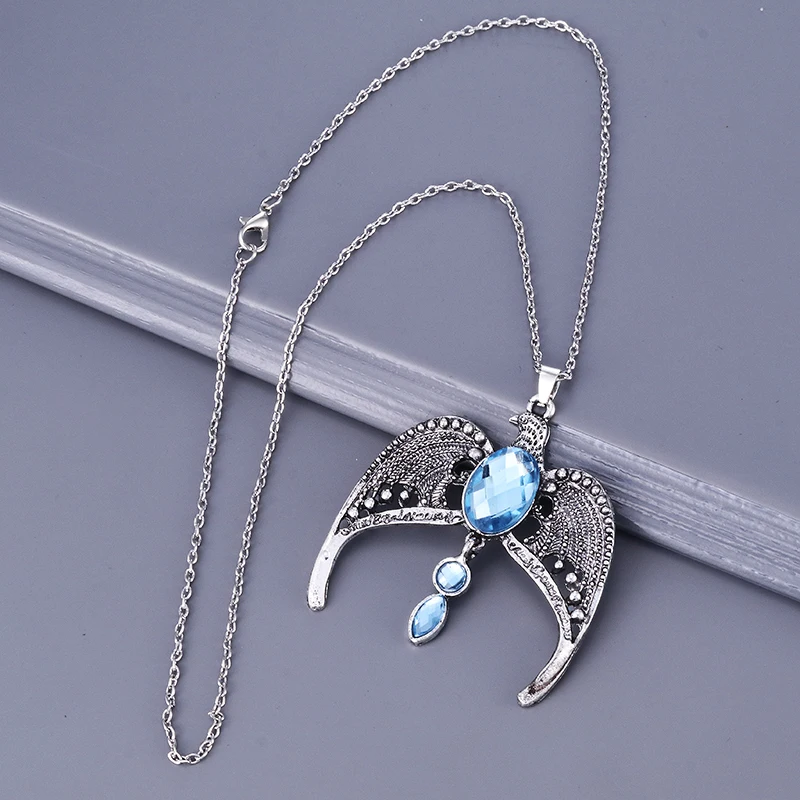 20 шт./партия,, модные ювелирные изделия, винтажный Шарм, Поттер, Ravenclaw, Корона орла, ожерелье для мужчин и женщин
