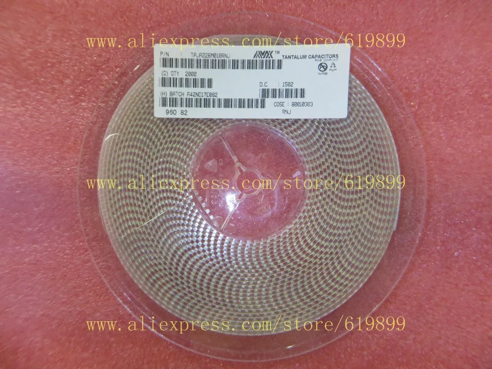

500PCS 3216 Type A 22UF TAJA226M010RNJ TAJA226M010 1206 22UF 10V Free Shipping