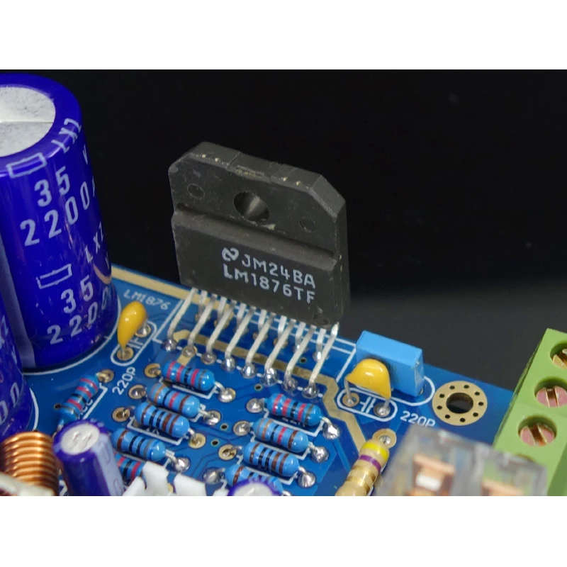 

KYYSLB 15-20V 30W L1 LM1876 Amplifier Board Kit Gold-plated Board Than The United States LM1875 LM4766 Amplifier Board Kit