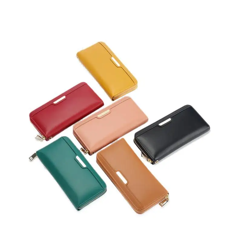 

Women's Wallet Simple Long Large Capacity Multi-card Zipper Bag Clutch Bag
